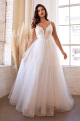 Cinderella Divine's Enchanting A-Line Gown: A Timeless Masterpiece for Unforgettable Occasions