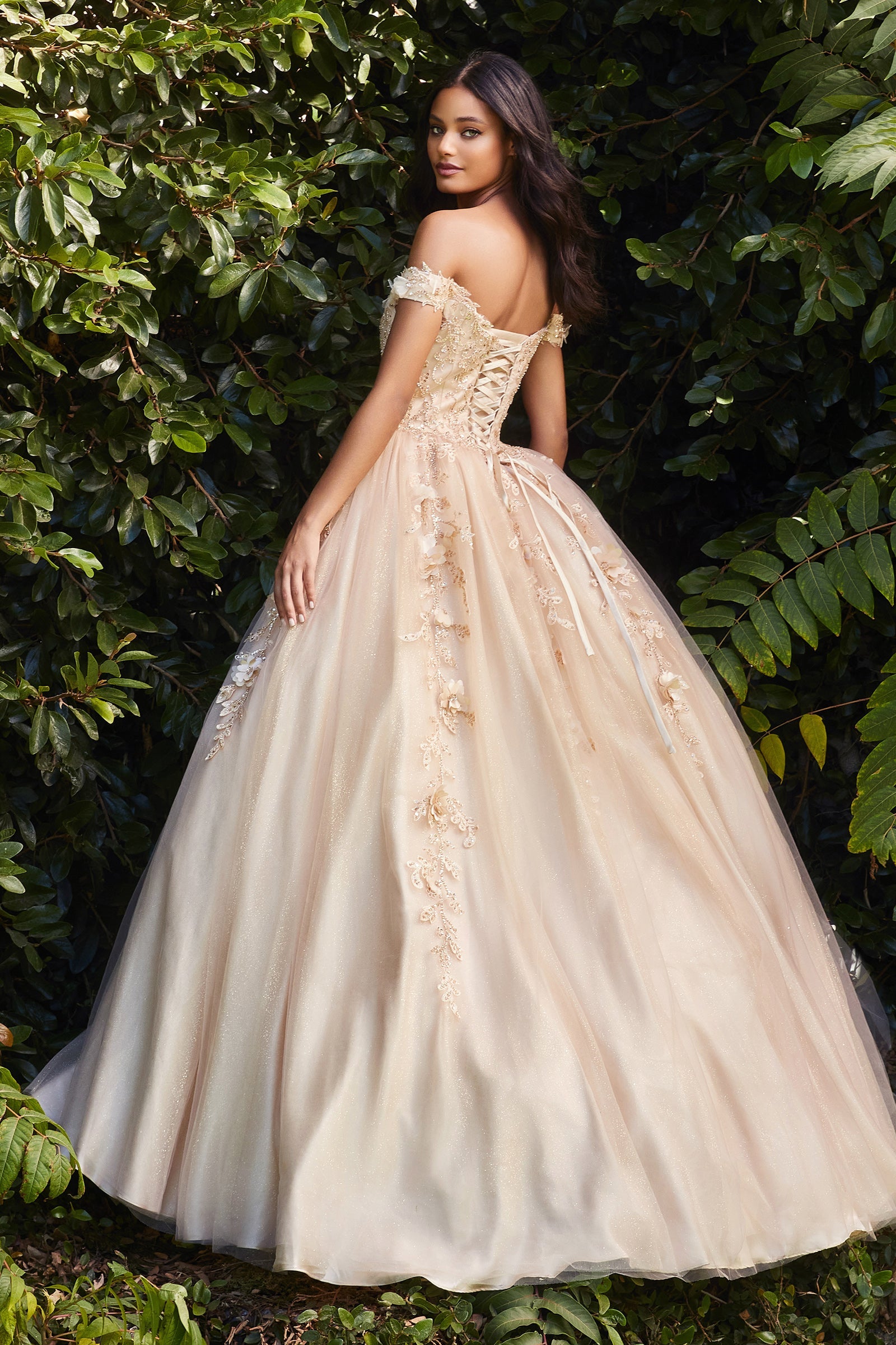 Ethereal Elegance: Cinderella Divine's Enchanting CD0185 Ballgown