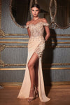 Embrace Ethereal Elegance with Cinderella Divine's CD0186 Gown