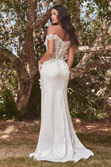 **Enchanting Cinderella Divine Gown: Off-the-Shoulder Elegance for Your Special Night**