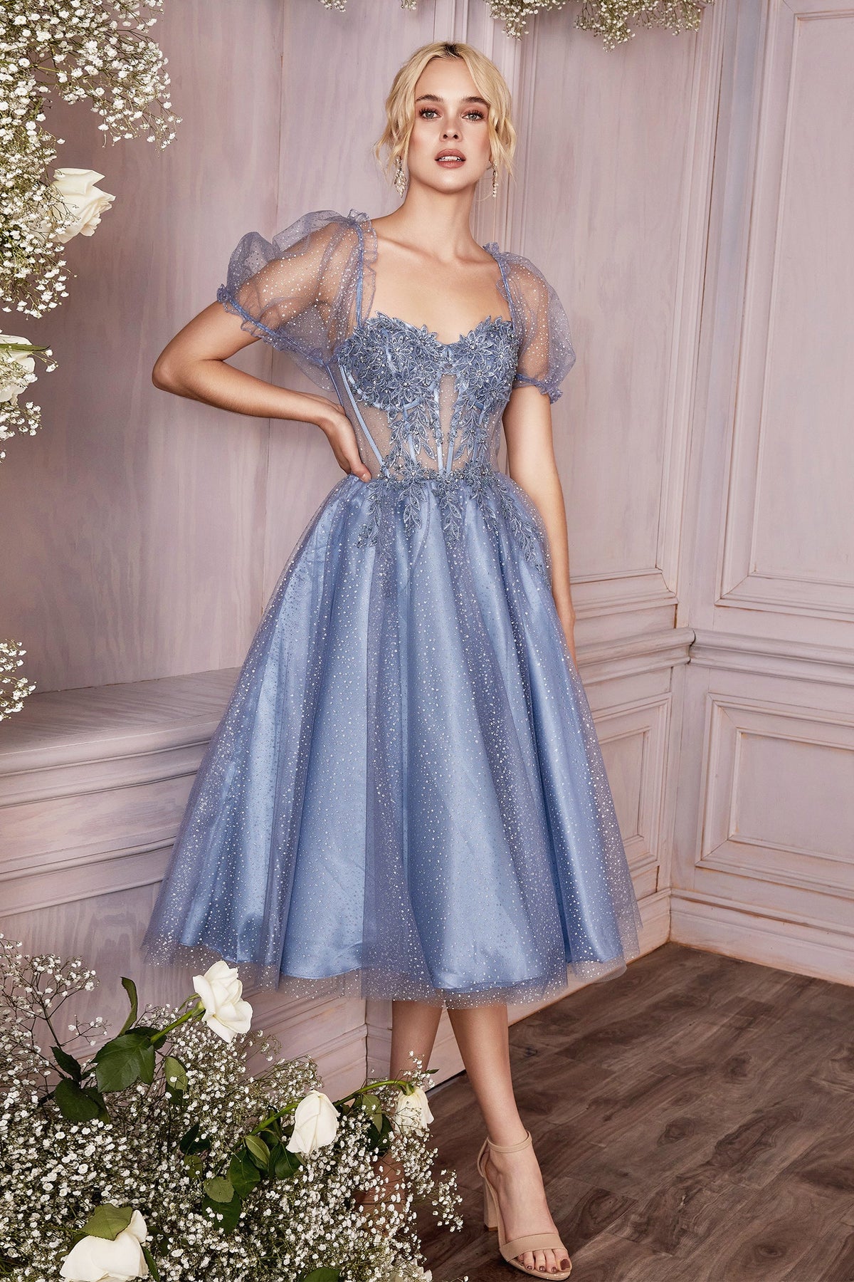 Enchanting Cinderella Divine Dress: A Symphony of Lace and Glamour for Special Occasions