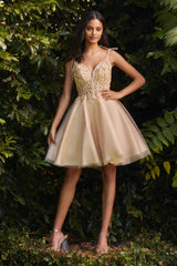 **Enchante Your Evenings with Cinderella Divine's Shimmering Cocktail Dress**