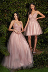 **Captivating Shimmer: Cinderella Divine's Enchanting Evening Gown for Women**