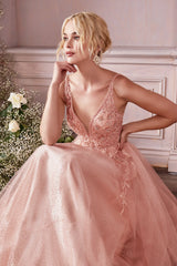 Cinderella Divine CD0196: A Floral Lace and Jewel Masterpiece for Enchanting Occasions