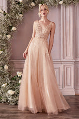 **Cinderella Divine: Enchanting Lace and Jewel Gown for Grand Occasions**