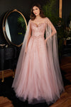 Enchanting Sequins and Shimmering Grace: Cinderella Divine CD0204 Gown for Special Occasions