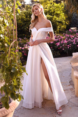 Shimmering Enchantment: Cinderella Divine Bridal Gown (CD214W)