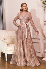 Captivating Elegance: Cinderella Divine's Embroidered Masterpiece for Prom, Bridesmaids, and Mothers