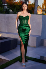 Enchanting Illusion: Cinderella Divine's CD282 Gown for Timeless Elegance