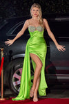 Cinderella Divine's Shimmering Ruched Gown: Elevate Your Charm with CD286