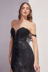 Cinderella Divine CD290: Sequin-Embellished Glamour for Formal Occasions