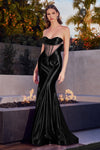 Enchanting Mermaid Evening Gown by Cinderella Divine: Regal Elegance for Your Special Day