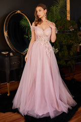 Ethereal Enchantment: Cinderella Divine's CD3394 Gown for Women