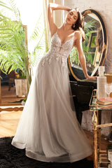 Cinderella Divine CD874: Enchanting Lace and Tulle Prom Dress