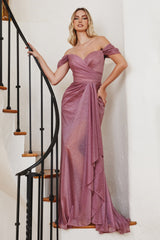 Cinderella Divine: Enchanting Off-the-Shoulder Gown for Unforgettable Occasions