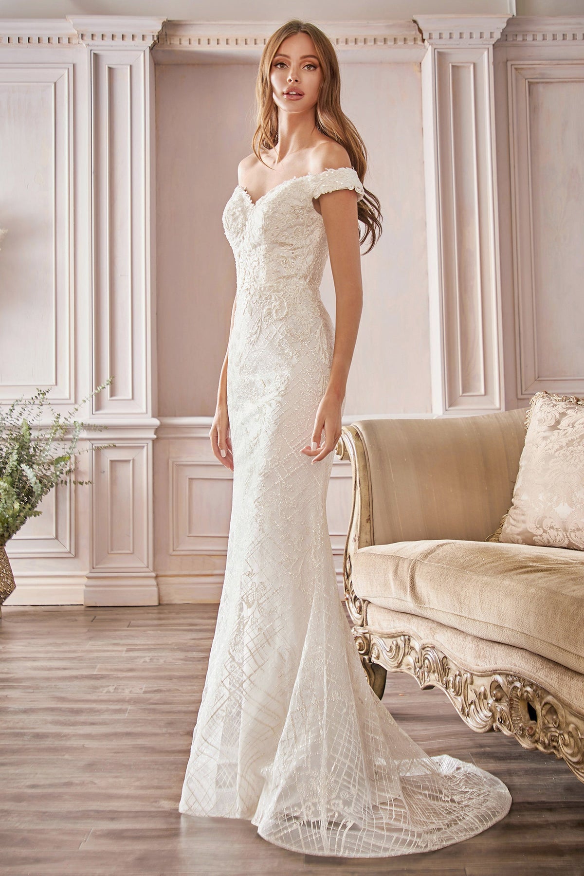 **Cinderella Divine: Shimmering Elegance for Your Bridal Moment**