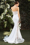 Embroidered Enchantment: Cinderella Divine's CD937W Gown for Unforgettable Occasions
