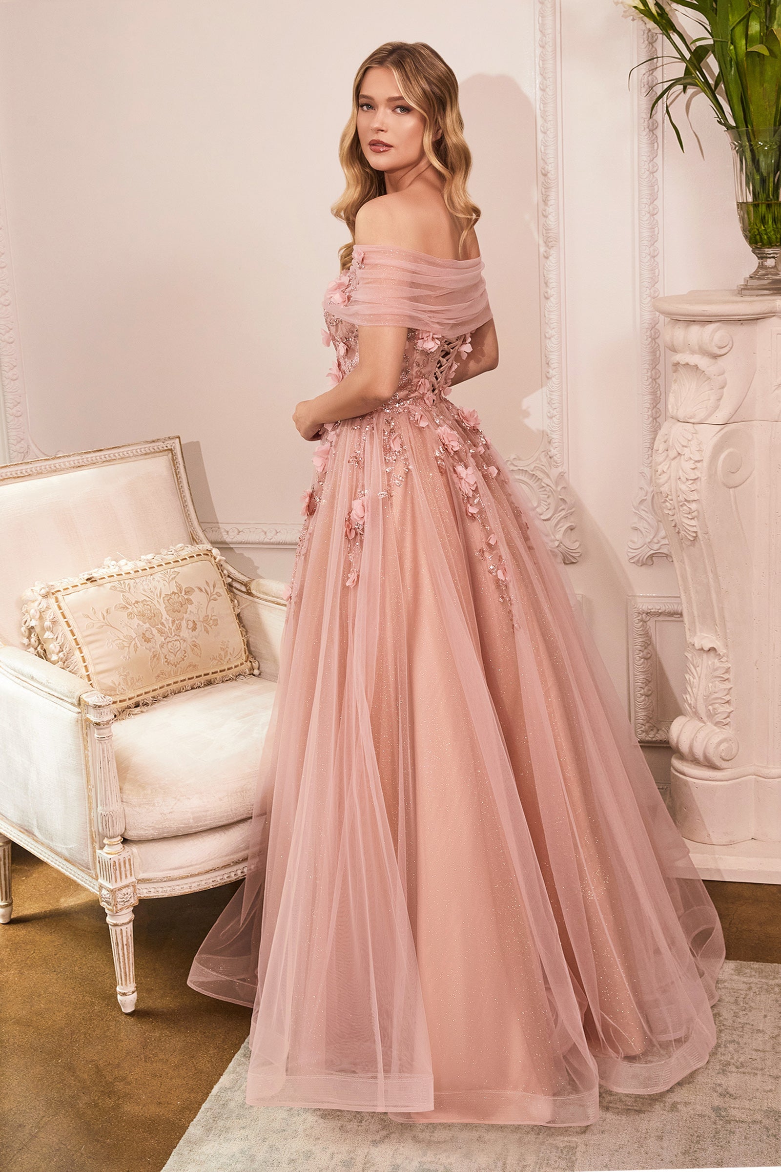 Ethereal Enchantment: Cinderella Divine's CD955 Ballgown for Unforgettable Moments