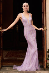 Captivating Mermaid Gown by Cinderella Divine: Shimmering Elegance for Unforgettable Moments