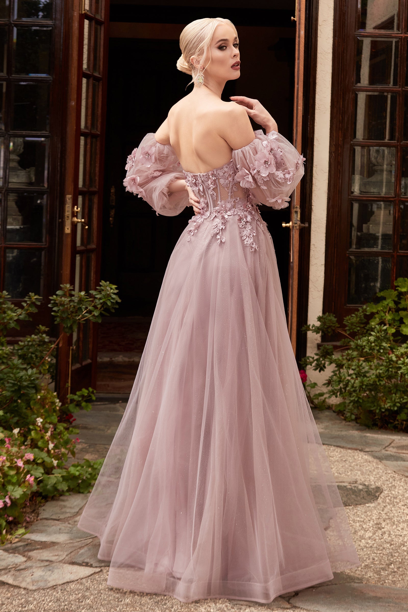 Enchanted Floral Prom Dress by Cinderella Divine: A Dreamy Silhouette for Special Occasions