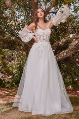 Enchanted Elegance: Cinderella Divine's CD962W Wedding Dress