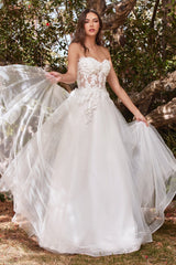 **Cinderella Divine CD962W: Enchanting Lace and Tulle Wedding Dress for Your Fairytale Day**