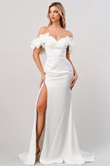 **Cinderella Divine's Enchanting Off-the-Shoulder Gown: Embrace Ethereal Elegance**