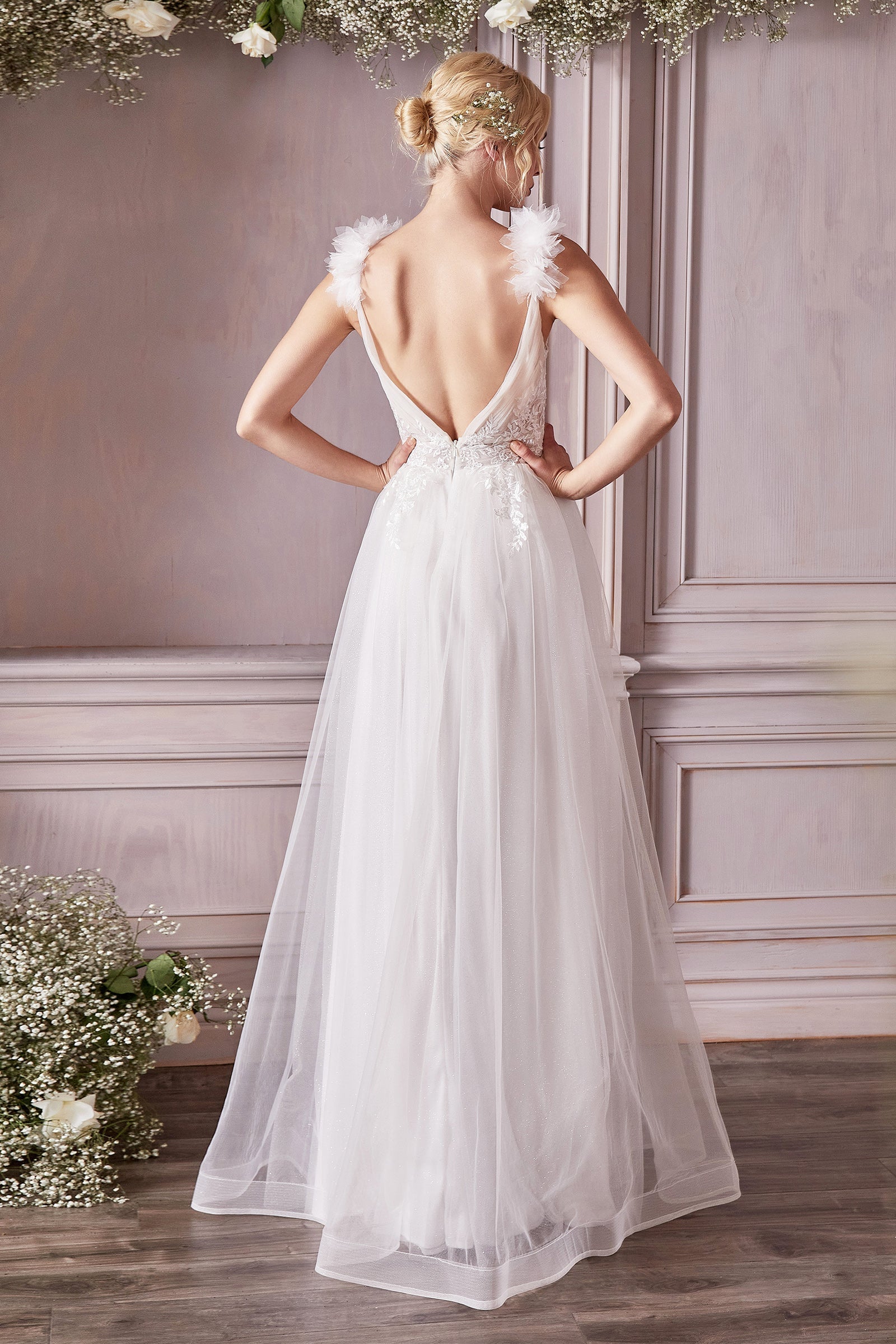 Cinderella Divine CD971W: Sheer Elegance for Your Enchanting Day