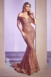 Cinderella Divine CD975: Shimmering Sequin Gown for Unforgettable Occasions