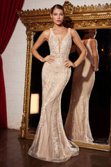 Cinderella Divine's Enchanting Gown: Embroidered Elegance for Unforgettable Occasions