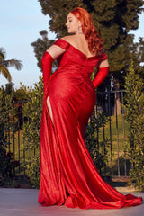 **Cinderella Divine's Shimmering Ruching Gown: Elevate Your Special Moments**