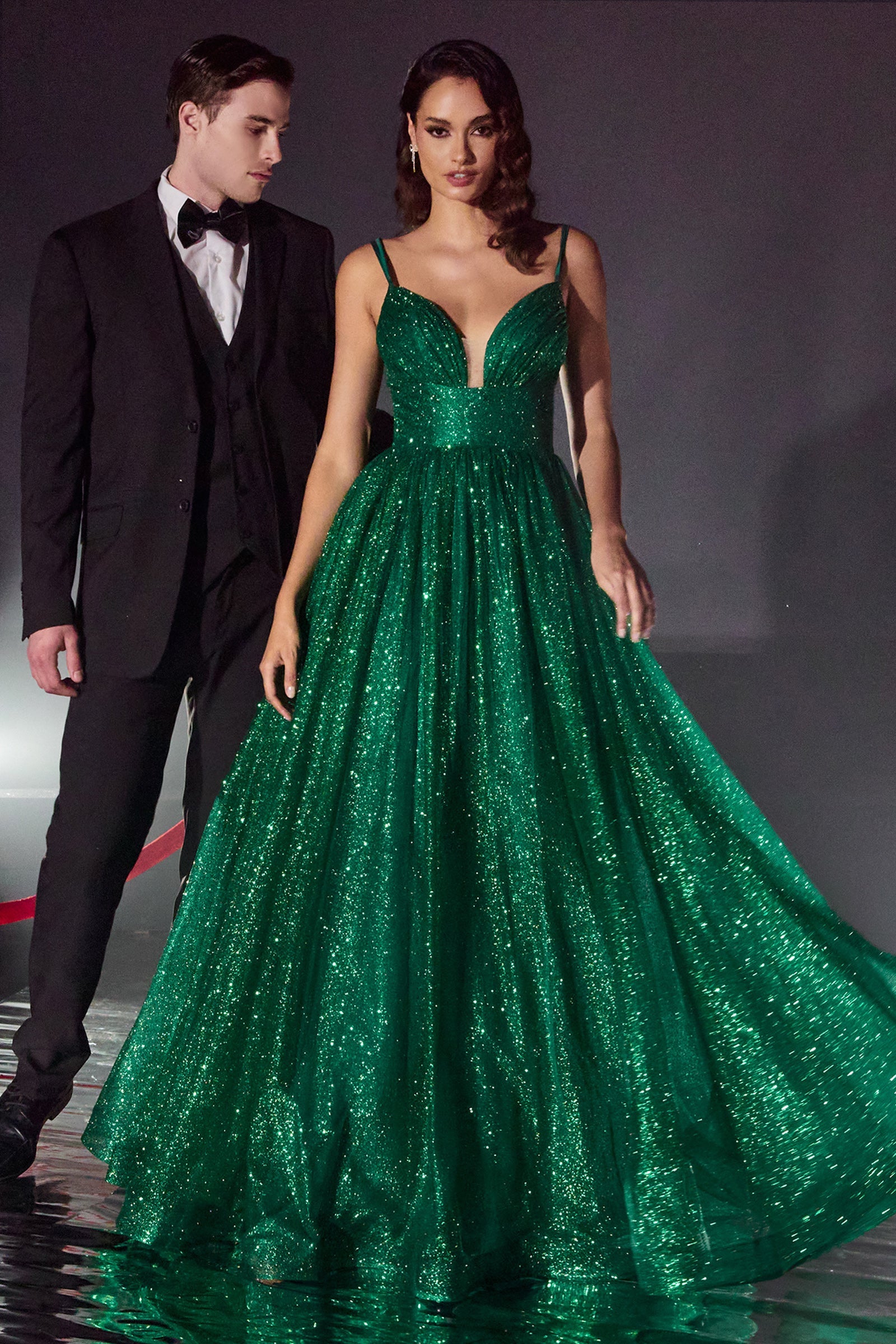 **Cinderella Divine: Shimmering Ball Gown for Enchanting Occasions**