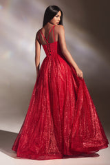 Shimmering Cinderella Divine Gown: A Vision of Elegance for Prom and Formal Events