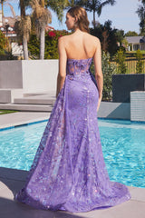 **Cinderella Divine CD998: Enchanting Sheer Bodice Gown for Unforgettable Occasions**