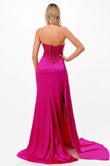 **Cinderella Divine's Enchanting Strapless Sequin Gown: A Timeless Masterpiece for Special Occasions**