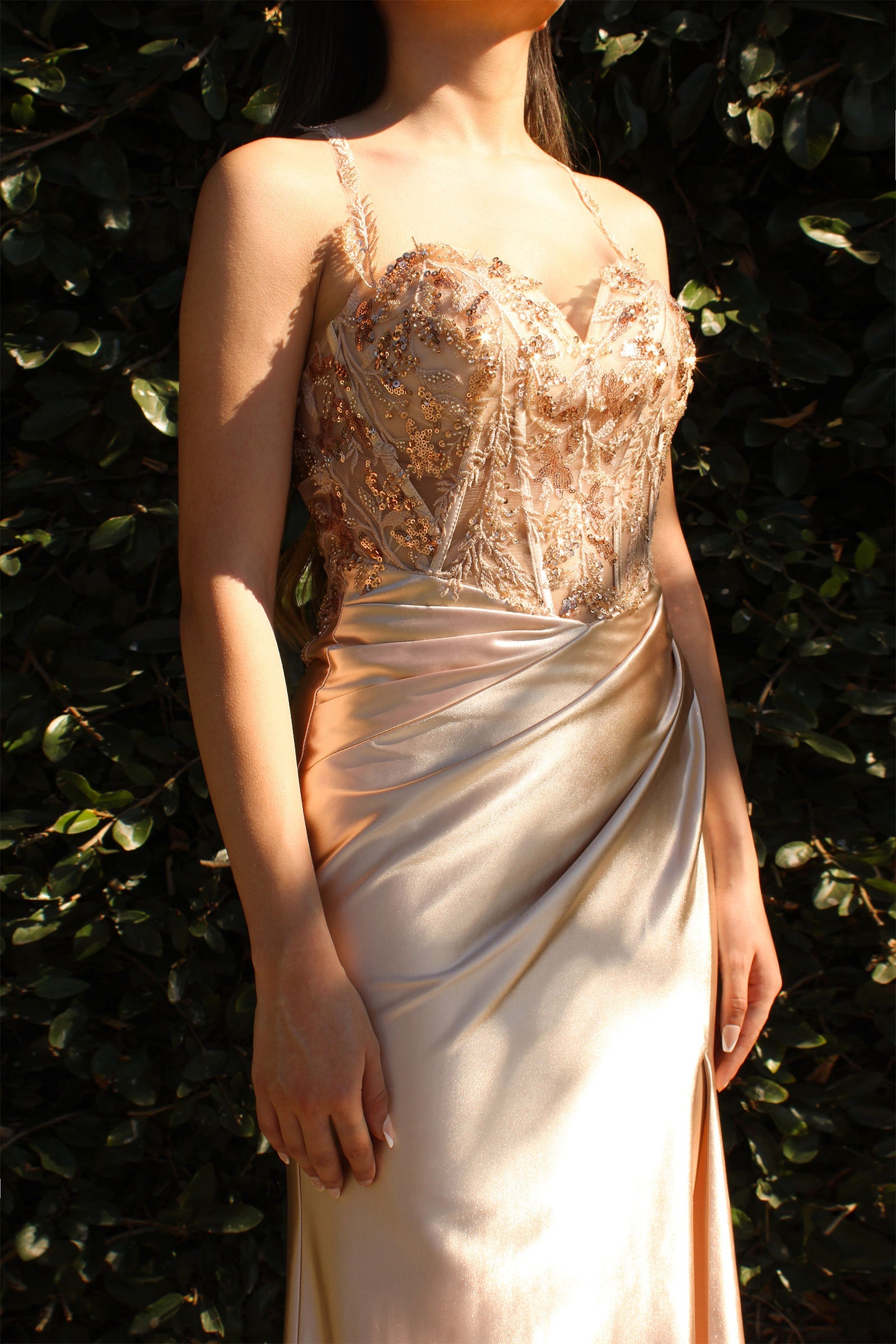 Enchanting Elegance: Cinderella Divine's Dusty Blue Masterpiece for Special Occasions