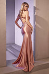 Enchanting Elegance: Cinderella Divine's Dusty Blue Masterpiece for Special Occasions