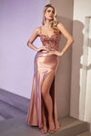 Enchanting Elegance: Cinderella Divine's Dusty Blue Masterpiece for Special Occasions