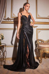 Encapsulate Your Inner Princess: Cinderella Divine's CDS417 Satin Gown