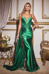 Encapsulate Your Inner Princess: Cinderella Divine's CDS417 Satin Gown