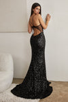 Cinderella Divine: Shimmering Sequined Gown for Unforgettable Nights