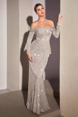 Captivating Sequins and Enchanting Silhouette: Cinderella Divine CH135 for Unforgettable Occasions