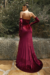 Enchanting Velvet Gown for Regal Occasions by Cinderella Divine