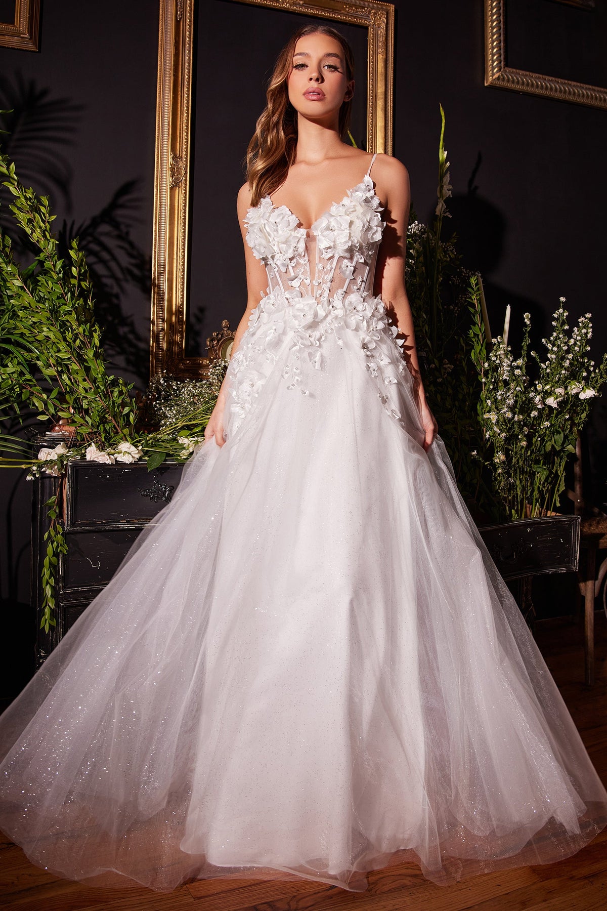 Enchanting Cinderella Divine CM318: Luxurious Satin and Lace for Unforgettable Occasions