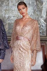 Cinderella Divine: Captivating Embellished Lace Gown for Unforgettable Occasions
