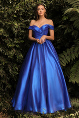 Cinderella Divine: Enchanting Off-Shoulder Ballgown for Unforgettable Moments (J823)