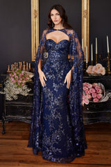 Enchanted Ethereal Elegance: Cinderella Divine's J834 Gown