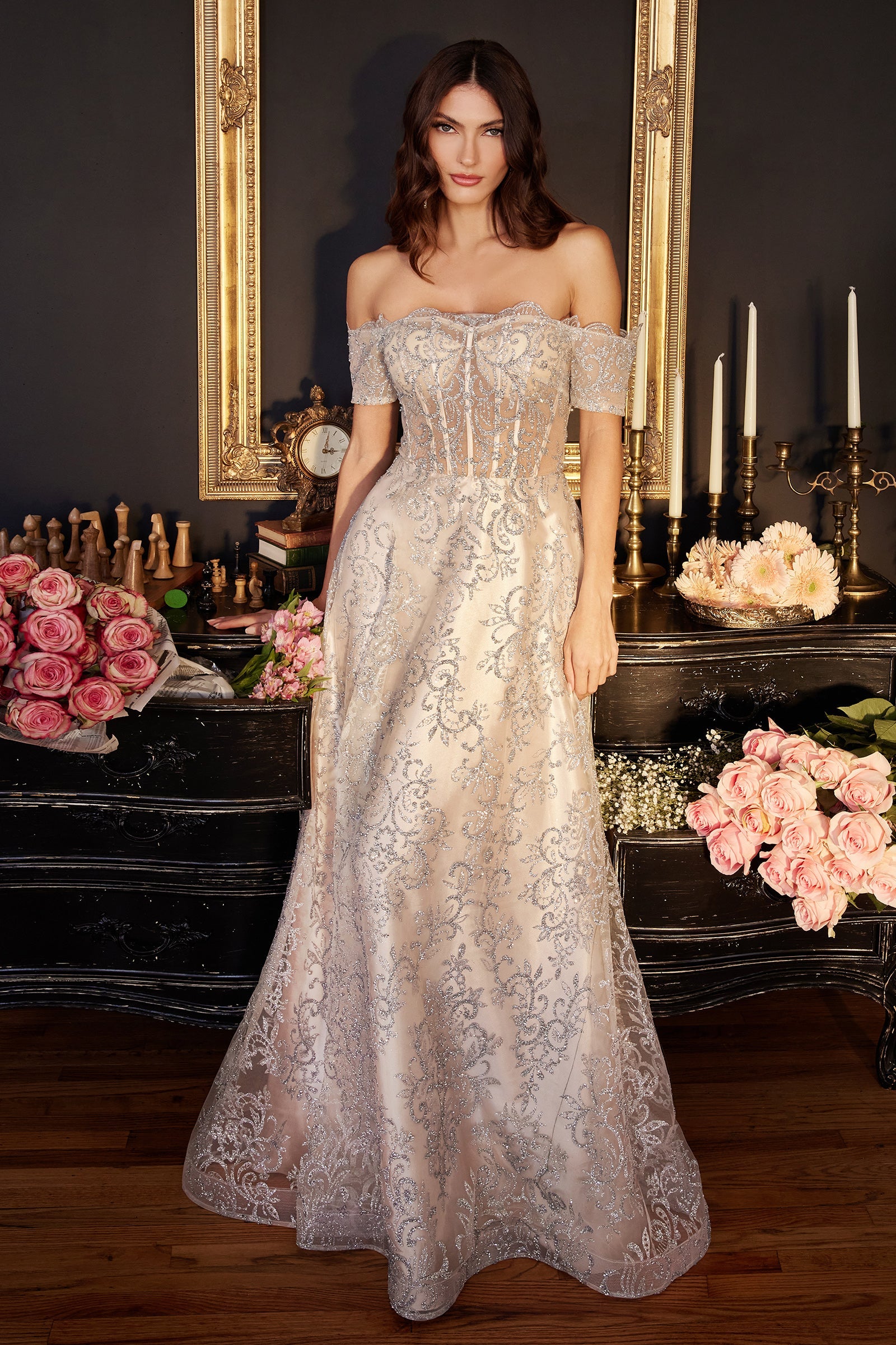 Enchanted Glamour: Cinderella Divine's Shimmering Masterpiece for Unforgettable Occasions