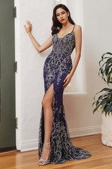 Enchanting Cinderella Divine Gown: Captivating Embroidery and Alluring Silhouette