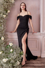 **Cinderella Divine KV1057: Enchanting Off-the-Shoulder Trumpet Gown for Unforgettable Moments**